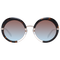 EMILIO PUCCIEmilio Pucci EP0114 5452G Women's Round Sunglasses – Dark Havana Frame, Brown Gradient Lenses, Ø 54mmEYEWEAREcecile