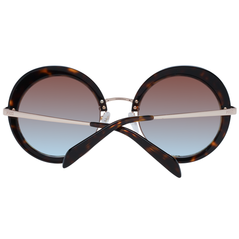 EMILIO PUCCIEmilio Pucci EP0114 5452G Women's Round Sunglasses – Dark Havana Frame, Brown Gradient Lenses, Ø 54mmEYEWEAREcecile