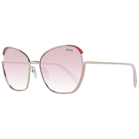 EMILIO PUCCIEmilio Pucci EP0131 5832T Women's Butterfly Sunglasses – Gold Frame, Pink Gradient Lenses, Ø 58mmEYEWEAREcecile