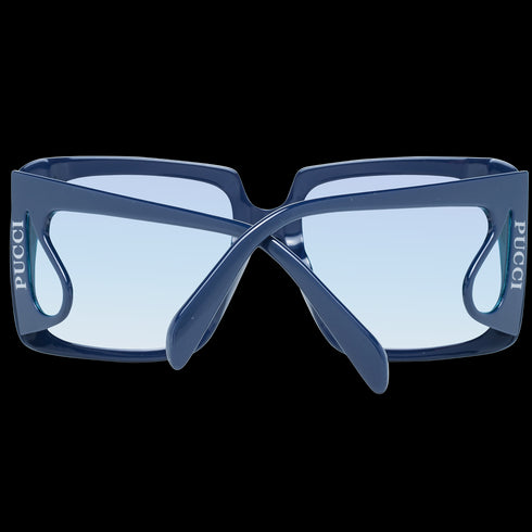 EMILIO PUCCIEmilio Pucci EP0167 5890W Women's Square Sunglasses – Blue Frame, Blue Gradient Lenses, Ø 58mmEYEWEAREcecile