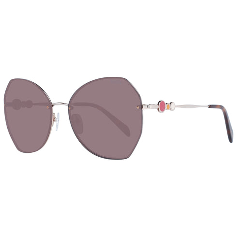 EMILIO PUCCIEmilio Pucci EP0178 6128E Women's Butterfly Sunglasses – Rose Gold Frame, Brown Lenses, Ø 61mmEYEWEAREcecile