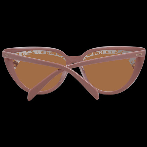 EMILIO PUCCIEmilio Pucci EP0183 5845E Women's Cat - Eye Sunglasses – Pink Frame, Brown LensesEYEWEAREcecile