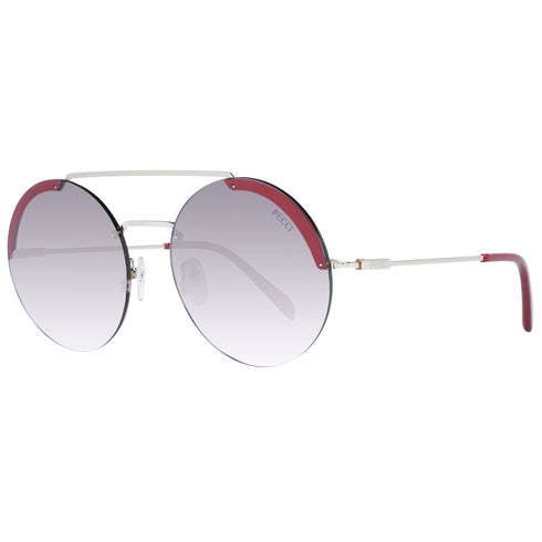 EMILIO PUCCIEmilio Pucci EP0189 5832F Women's Sunglasses – Gold Metal Frame, Purple Gradient Lenses, Ø 58mmEYEWEAREcecile