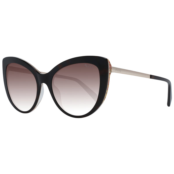 EMILIO PUCCIEmilio Pucci EP0191 5652F Women's Cat - Eye Sunglasses – Black Frame, Gradient Brown LensesEYEWEAREcecile