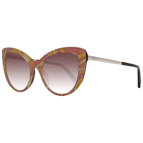 EMILIO PUCCIEmilio Pucci EP0191 5674F Women's Cat - Eye Sunglasses – Multicolor Frame, Gradient Brown LensesEYEWEAREcecile