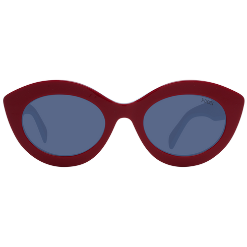 EMILIO PUCCIEmilio Pucci EP0203 5366V Women's Round Sunglasses – Red Frame, Blue LensesEYEWEAREcecile