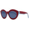 EMILIO PUCCIEmilio Pucci EP0203 5366V Women's Round Sunglasses – Red Frame, Blue LensesEYEWEAREcecile