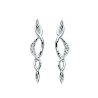 MILUNAMiluna ERD1360 Women's White Gold Diamond Stud EarringsJEWELRYEcecile