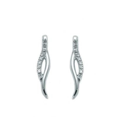 MILUNAMiluna ERD1416 Women's 18K White Gold Diamond EarringsJEWELRYEcecile
