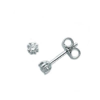 MILUNAMiluna ERD1424_018 Women's White Gold Earrings with 0.18 ct DiamondsJEWELRYEcecile