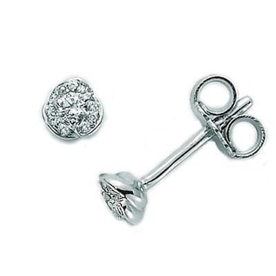 MILUNAMiluna ERD1676_004X Women's 18K White Gold Diamond Stud EarringsJEWELRYEcecile