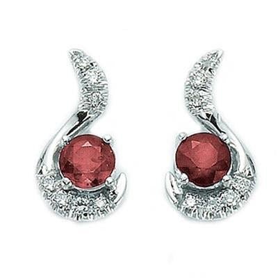 MILUNAMiluna ERD1711 Women's White Gold Earrings with DiamondsJEWELRYEcecile