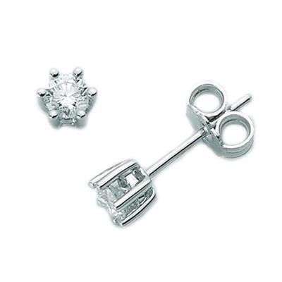 MILUNAMiluna ERD1822_004X Women's 9K White Gold Diamond Stud EarringsJEWELRYEcecile