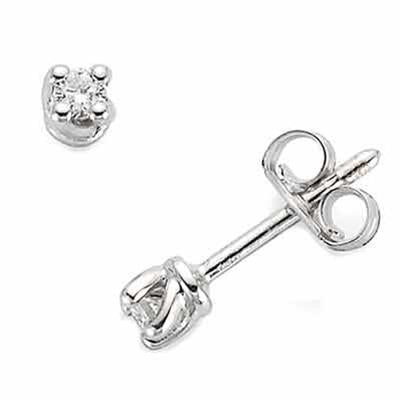 MILUNAMiluna ERD2210_006 Women's White Gold Earrings with 0.06 ct DiamondsJEWELRYEcecile