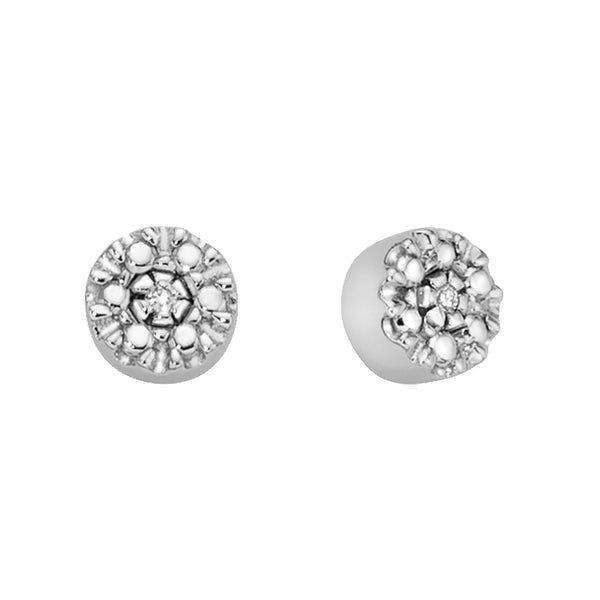 MILUNAMiluna ERD2614 Women's Earrings - 925 Silver with Round - Cut DiamondsJEWELRYEcecile