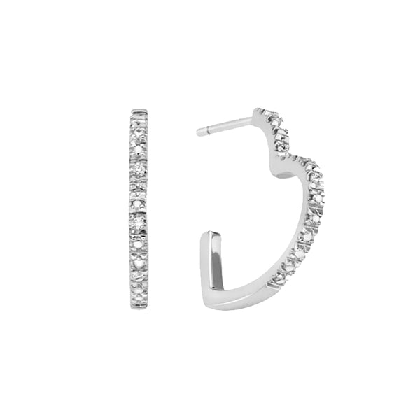 MILUNAMiluna ERD2644 Diamantissima Women's Earrings - 925 Silver, 0.03ct G - SI DiamondsJEWELRYEcecile