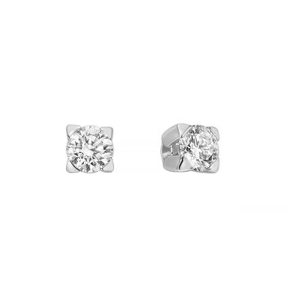 MILUNAMiluna ERD2677 - 016 Women's Earrings - 18K White Gold with 0.16ct Round Brilliant DiamondsJEWELRYEcecile