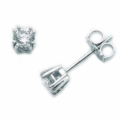 MILUNAMiluna ERD5031_030G7 Women's Diamond Stud Earrings - White Gold, 0.30 CaratJEWELRYEcecile