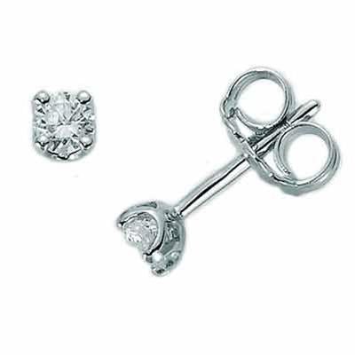 MILUNAMiluna ERD5068 - 030G7 Women's White Gold Diamond Stud EarringsJEWELRYEcecile