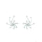 MILUNAMiluna ERD852 Women's 18K White Gold Earrings with 22 Diamonds - 0.17 ct TotalJEWELRYEcecile
