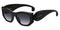 ETROETROPAISLEY Women's Sunglasses - Black Frame, Dark Grey Shaded Gradient LensesEYEWEAREcecile