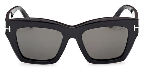 TOM FORDTom Ford Luna FT1191/S 01F Women's Butterfly Sunglasses – 52 mm Black Frame, Brown Gradient Polarized LensEYEWEAREcecile