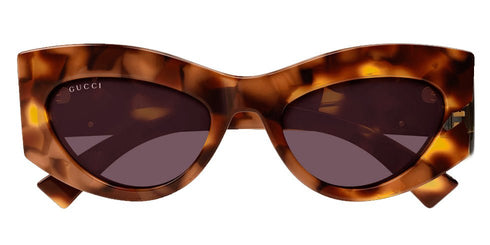 GUCCIGucci GG1843S Cat‑Eye Sunglasses – 53 mm Recycled Acetate, Interlocking GG TemplesEYEWEAREcecile