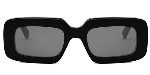 CELINECeline CL40313U Triomphe Rectangle Sunglasses – 53 mm Black Acetate FrameEYEWEAREcecile