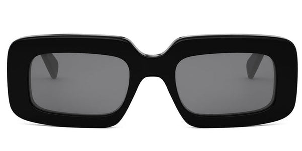 CELINECeline CL40313U Triomphe Rectangle Sunglasses – 53 mm Black Acetate FrameEYEWEAREcecile