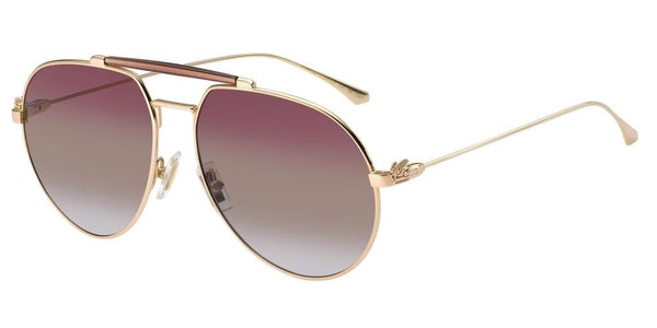 ETROETRO 0022/S Unisex Sunglasses - Rose Gold Frame, Pink Shaded LensesEYEWEAREcecile