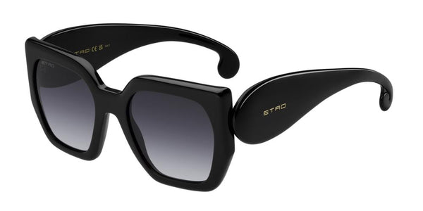 ETROETRO 0054/S Women's Sunglasses - Black Frame, Dark Grey Shaded Gradient LensesEYEWEAREcecile