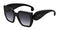 ETROETRO 0054/S Women's Sunglasses - Black Frame, Dark Grey Shaded Gradient LensesEYEWEAREcecile