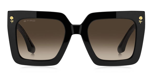 ETROETRO 0089/S Unisex Sunglasses - Black Frame, Brown Gradient LensesEYEWEAREcecile