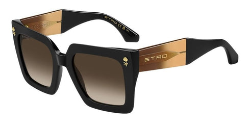 ETROETRO 0089/S Unisex Sunglasses - Black Frame, Brown Gradient LensesEYEWEAREcecile