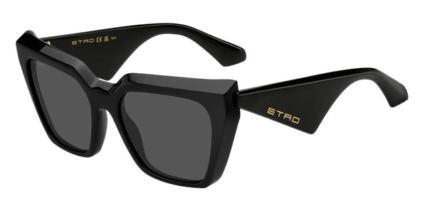 ETROETRO 0096/G/S Unisex Sunglasses - Black Frame, Grey LensesEYEWEAREcecile