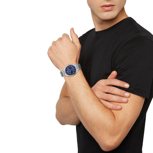 BREILBreil Beginning EW0622 Unisex 36mm Stainless Steel Watch with Blue Sunray DialWATCHESEcecile