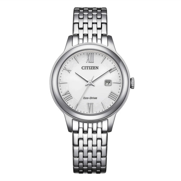 CITIZENCitizen EW2621 - 59A Eco - Drive Women's Watch - White DialWATCHESEcecile