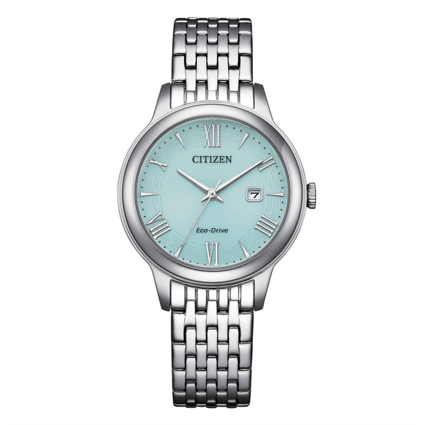 CITIZENCitizen EW2621 - 59M Eco - Drive Women's Watch - Turquoise DialWATCHESEcecile