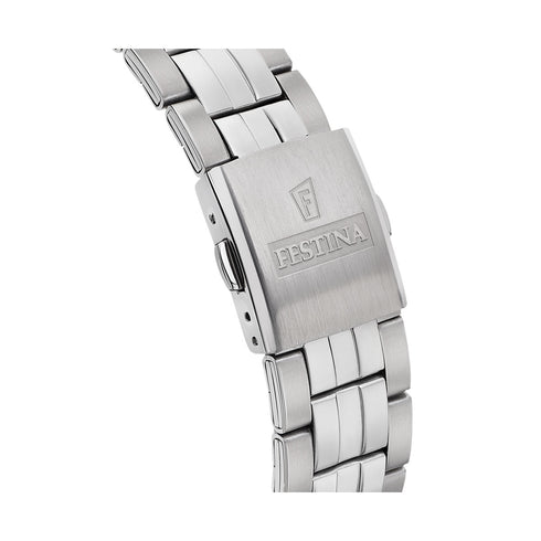 FESTINAFestina F16822/A Retro Men's Watch – Blue Dial, Stainless Steel, 43mmWATCHESEcecile
