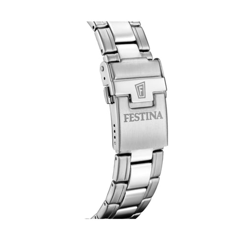 FESTINAFestina F20694/4 Timeless Chronograph Men's Watch – 44mm Stainless Steel, Grey DialWATCHESEcecile