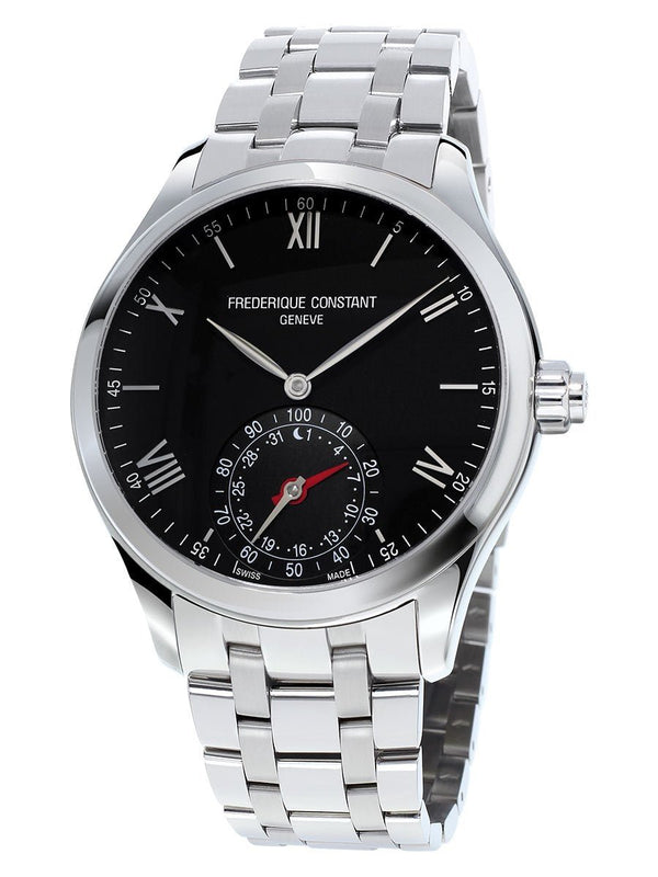 FREDERIQUE CONSTANTFrederique Constant Horological Smartwatch FC - 285B5B6B – Black Dial, Stainless Steel BraceletWATCHESEcecile