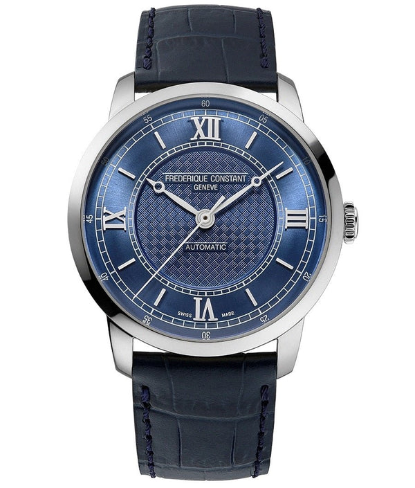 FREDERIQUE CONSTANTFrederique Constant Classics Premiere FC - 301N3B6 Men's Watch – Blue Dial, Black Leather StrapWATCHESEcecile