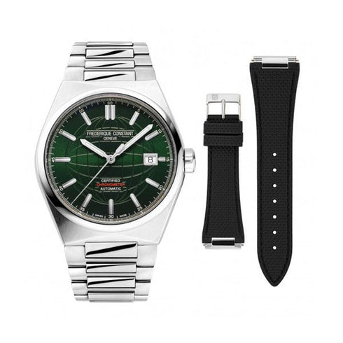 FREDERIQUE CONSTANTFrederique Constant Highlife Automatic COSC FC - 303G3NH6B - 39mm Stainless Steel, Green DialWATCHESEcecile