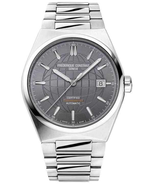 FREDERIQUE CONSTANTFrederique Constant Highlife Automatic COSC Men's Watch - Stainless Steel, Grey Dial, 39mmWATCHESEcecile