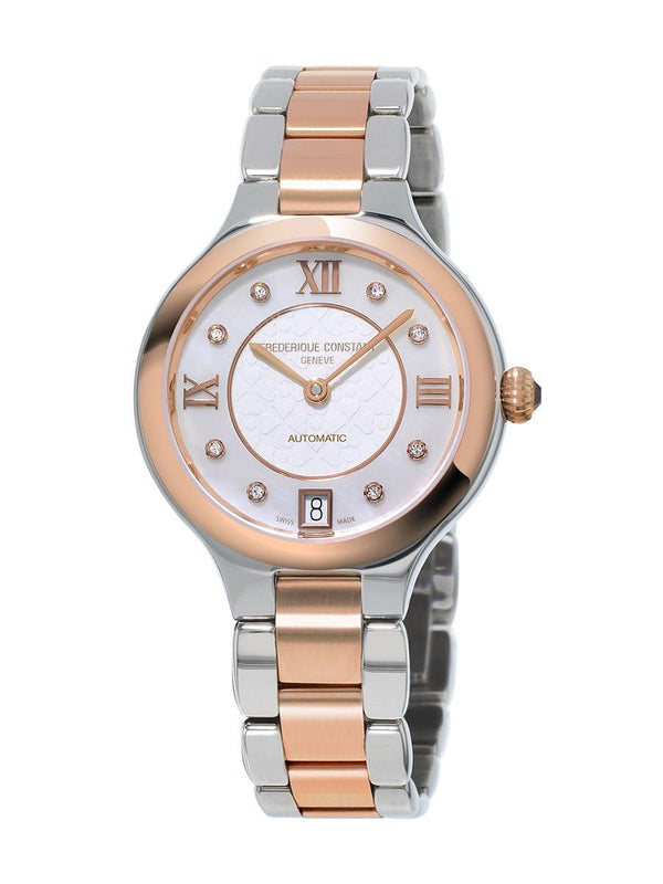 FREDERIQUE CONSTANTFrederique Constant Classics Delight FC - 306WHD3ER2B Women's Watch – Mother of Pearl Dial, Two - Tone BraceletWATCHESEcecile