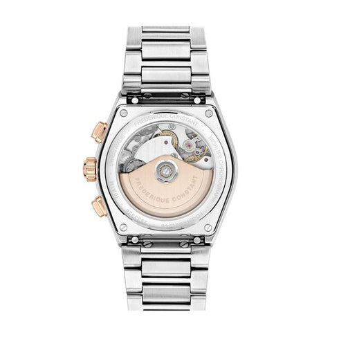 FREDERIQUE CONSTANTFrederique Constant Highlife Chronograph Automatic FC - 391V4NH2B – Silver Dial, Rose Gold - Tone Case, Two - Tone BraceletWATCHESEcecile