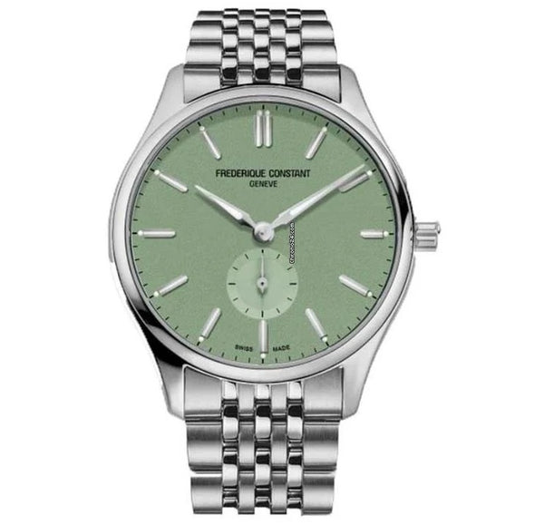 FREDERIQUE CONSTANTFrederique Constant FC - 530GR3B6B Men's Watch - Green Dial, Stainless Steel Case, Stainless Steel BraceletWATCHESEcecile