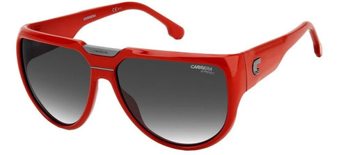 CARRERACarrera FLAGLAB 13 C9A/9O Unisex Sunglasses - Red Frame, Grey Shaded LensesEYEWEAREcecile