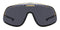 CARRERACarrera Flaglab 16 2M2/2K Unisex Sunglasses – Black/Gold Shield Frame, Grey LensesEYEWEAREcecile
