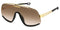 CARRERACarrera FLAGLAB 16 FG4/86 Unisex Sunglasses - Black and Gold Frame, Brown Gradient LensesEYEWEAREcecile